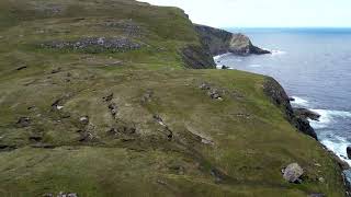 The Old Man of Stoer and the point 4k drone dji mini pro 3