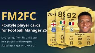 FM26 JUST GOT EVEN BETTER 😱 FC-Style Player Cards in Football Manager 26