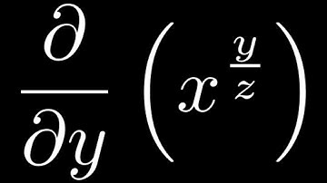 Partial Derivative of u = x^(y/z) with respect to y