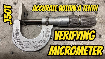 Confirming accuracy of Calipers and Micrometer using confirmed accurate gauge block. mini lathe