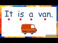 Cvc reading lesson 1  cvc words in sentences  sentences with short vowel aa