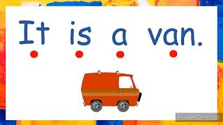 CVC Reading Lesson 1 | CVC words in Sentences | Sentences with Short Vowel Aa