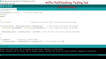How to use millis() function to multitask in arduino code | Arduino tutorial for beginners
