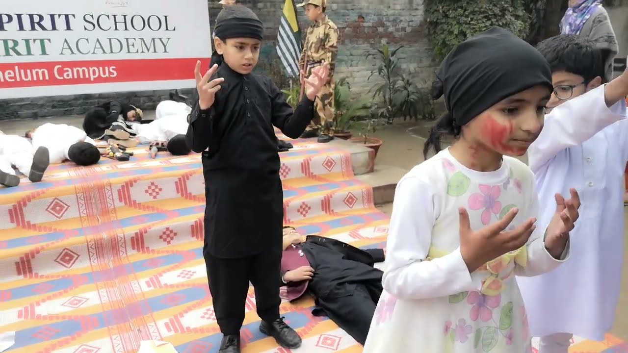 Kashmir Day | The Spirit School Jhelum | Kashmir Hoon Main Shehrug Pakistan Ki | Tablo | Class I