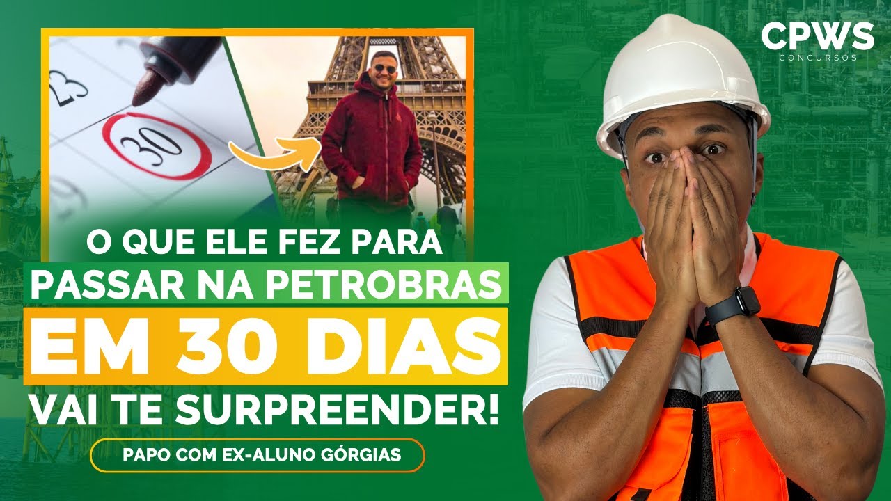 Como o nosso ex-aluno PASSOU para a PETROBRAS em apenas um mês! 🚀 - Concursos Petrobras e Transpetro
