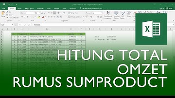Perbedaan Rumus SUMPRODUCT dan SUM Lengkap Acak Tanggal