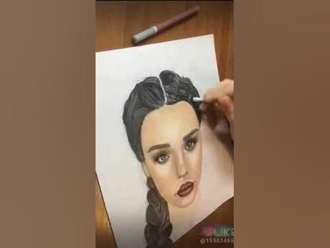 Как нарисовать красивою девочку. - YouTube