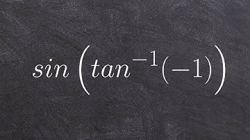 Math tutorial for evaluating the composition of the sine and tangent function