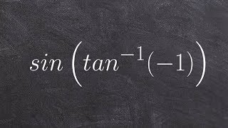 Math tutorial for evaluating the composition of the sine and tangent function