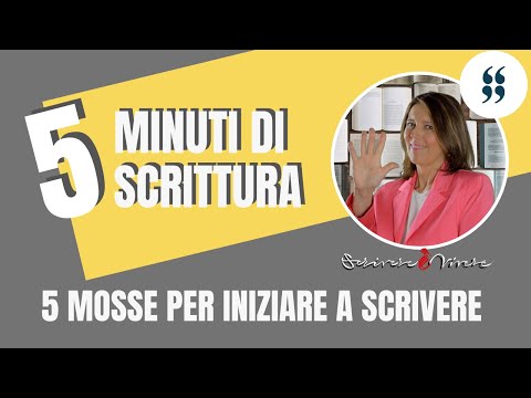 Video: Come Iniziare A Scrivere