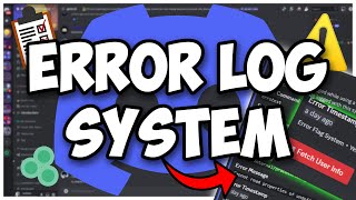 [NEW] - ERROR LOGGING system for your Discord Bot! || Discord.js V14