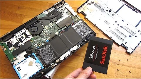 Acer Aspire R5 | SSD Upgrade | Dissassembly