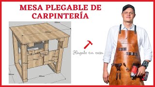 ✌✌✌Mesa plegable de carpintería✌✌✌