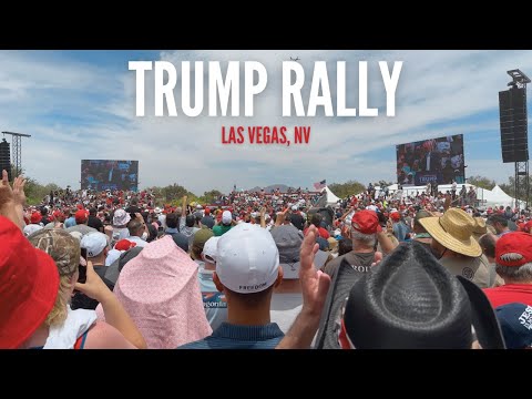 Donald Trump Rally - Las Vegas, NV - 4K Walk
