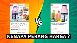 Bahaya & Kenapa Bisa Perang Harga di Online  ( Shopee Tokopedia Lazada TikTok Shop )