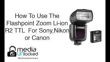 Flashpoint Zoom Li-ion R2 TTL or Godox V860II-S Menu Explained