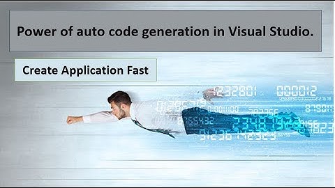 Enhances the power of auto code generation in Visual Studio |  EFCore DbFirst | ASP.NET CORE API