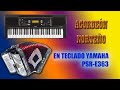 Cmo editar un acorden norteo en teclado yamaha psre363 tutorial