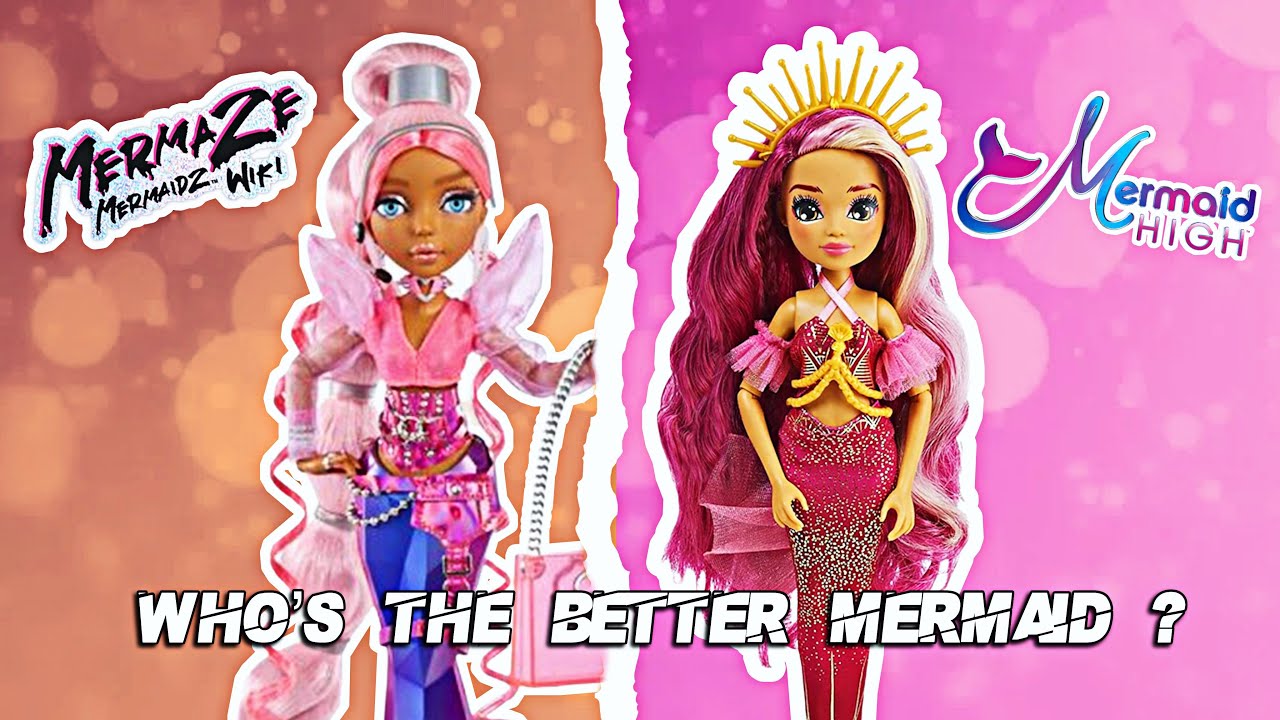 Mermaze Mermaidz vs Mermaid high ?!? ( Doll review and comparisons) 