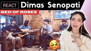 Reacting to Dimas Senopati - Bed Of Roses ( Acoustic Cover )