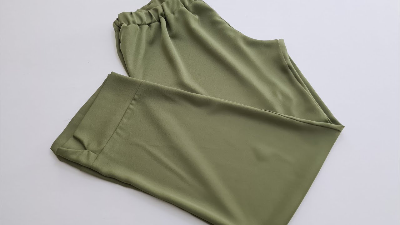 ОЧЕНЬ ПРОСТОЕ/Крой и шитье низа пижамы из атласа