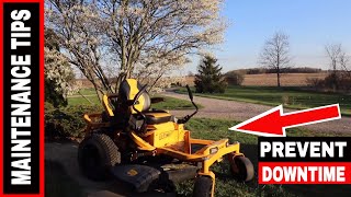 7 IMPORTANT MOWER MAINTENANCE ITEMS!  HOW TO GET IT READY FOR SPRING!