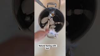 Natural Fabric Dyeing With Tea
