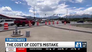 WATCH: Cost of CDOT's mistake