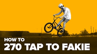 How to 270 Tap to Fakie - Best trick tips on BMX screenshot 5