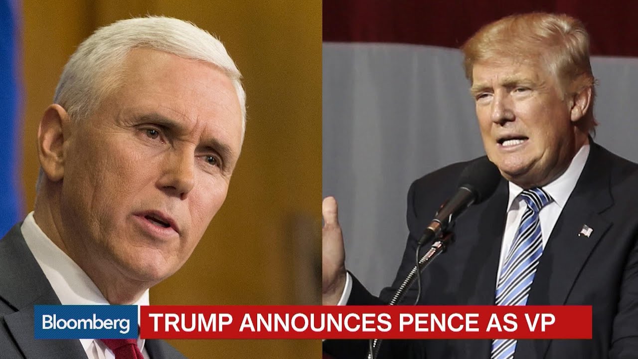Trump Selects Indiana Governor Mike Pence as VP - YouTube