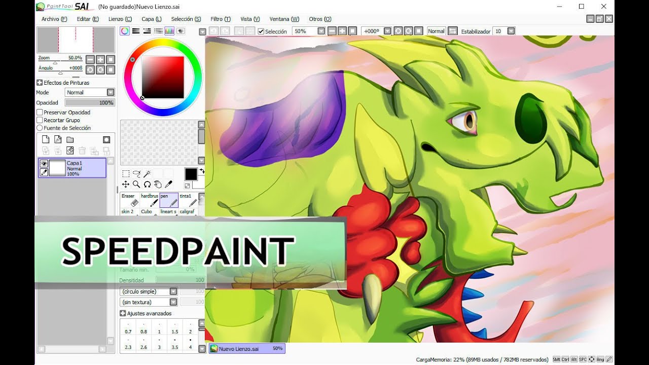 Ostlo, Dragon guide Art timelapse [Speedpaint] 
