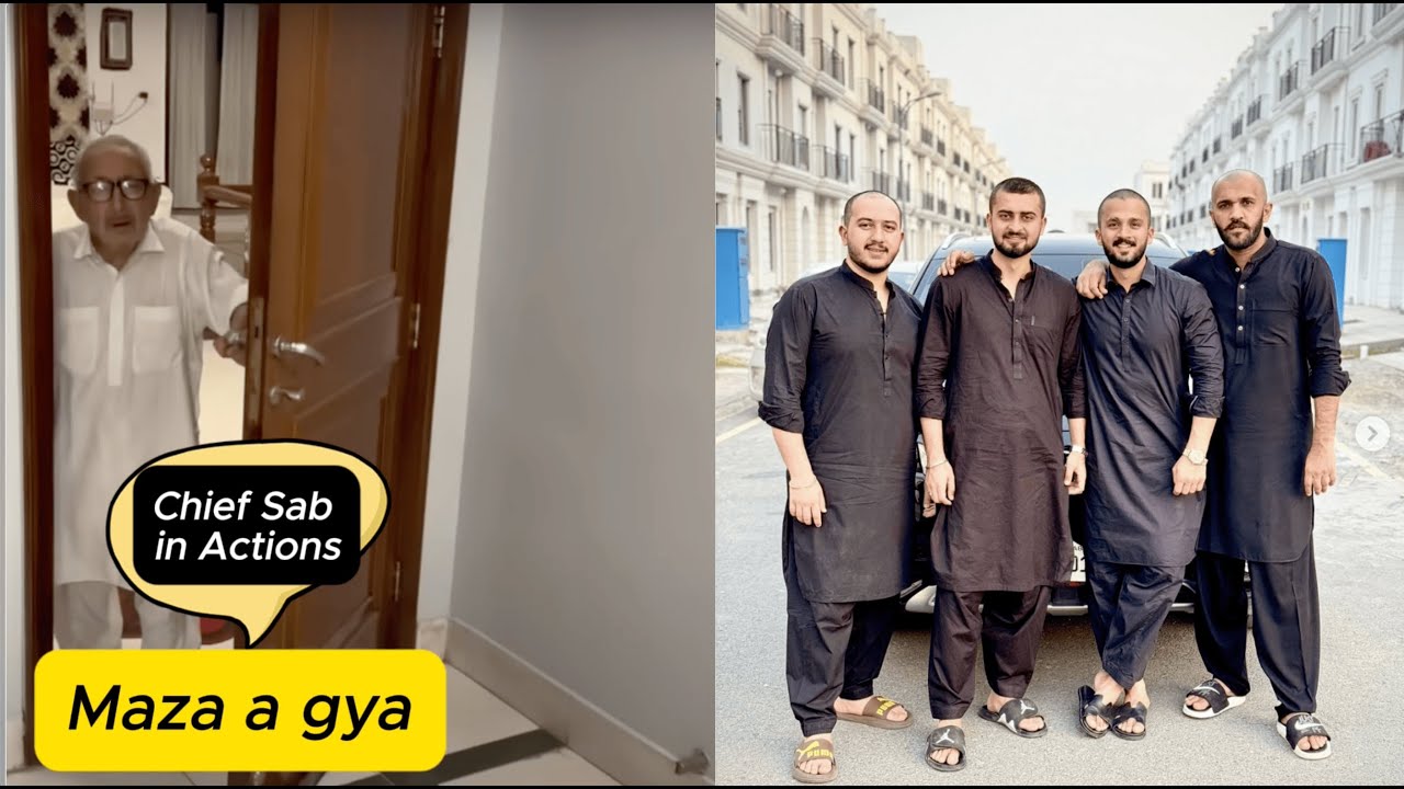 Chief Riaz Sab Chief sab in Action| Funny vlog | Rajab Family - YouTube