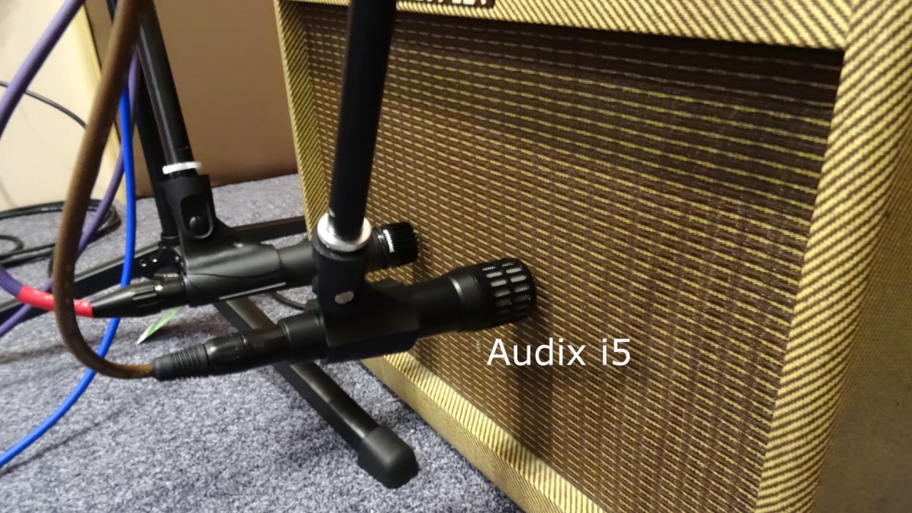 Mic. comparison - Shure SM57, Audix i5, NeumannKM184