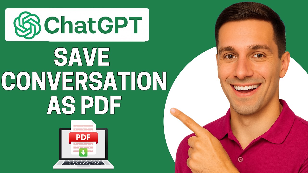 How to Save ChatGPT Conversation as PDF (Quick Guide) - YouTube