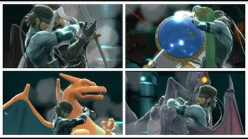 SSBU: Snake Down Throw (With DLC)