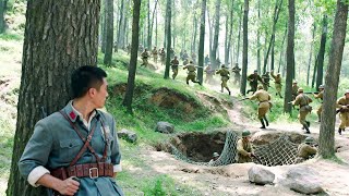 日军追入树林围剿，谁料到铁血特工孤身一人将日军全数歼灭。。⚔️抗日 | 特种兵 | Kong Fu