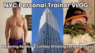 A Typical Boring Day In The Life As A NYC Personal Trainer | My Weight Loss Diet | 006