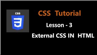 Lesson - 3 | External CSS  | CSS Tutorial (In Hindi) | HTML Full Course In Hindi#3