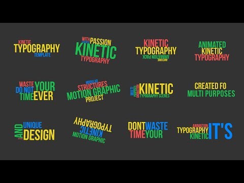 kinetic typography v2 mogrt