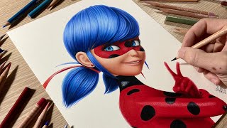Drawing Miraculous Ladybug • Time Lapse