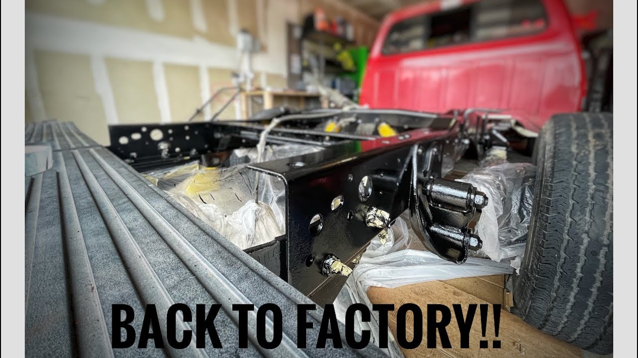 How to correctly apply POR 15 to your frame to return it back to factory!  1st GEN CUMMINS (Part 1) 