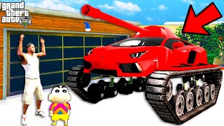 Franklin Bought New SECRET SUPERCAR in GTA 5 | SHINCHAN and CHOP