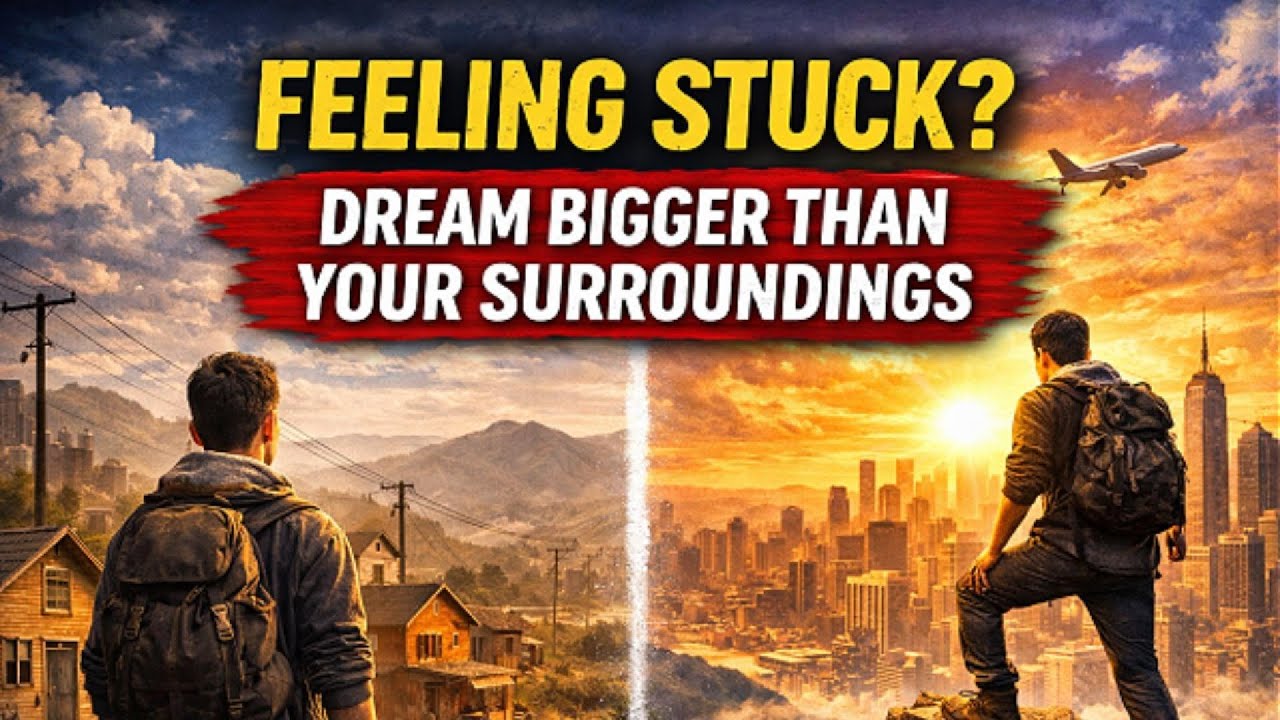 Dream Bigger Than Your Surroundings | Motivational Video for Success & Self-Belief