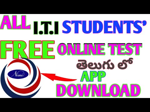 ITI Online Mock Test App Registration & Test Attempt in Telugu