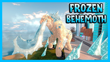 Roblox Kaiju Universe - FROZEN BEHEMOTH SHOWCASE!