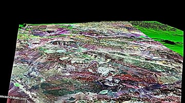 Landsat + SRTM 3D composite fly through