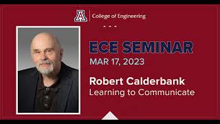 ECE Distinguished Seminar: Robert Calderbank