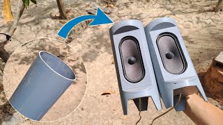 Homemade Hifi Speaker using PVC pipes