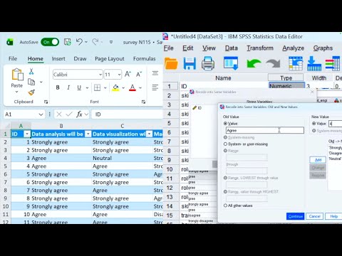 From MS Forms to Excel to SPSS: Prepare a Real MS Forms Dataset for Analysis (SPSS Tutorial)