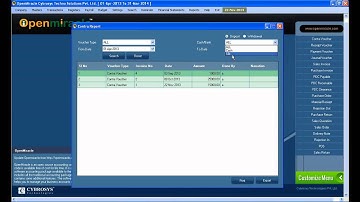 Contra Report-OpenMiracle Free open source accounting software